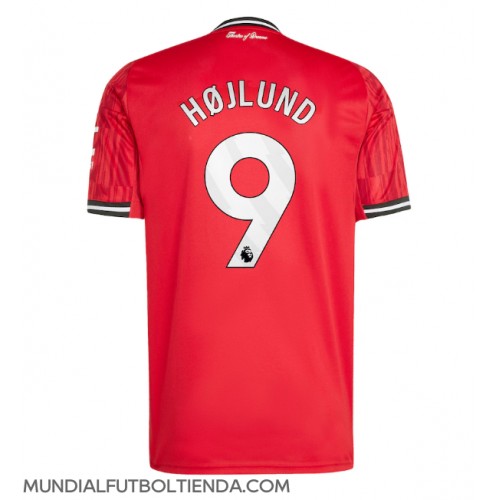 Camiseta Manchester United Rasmus Hojlund #9 Primera Equipación Replica 2025-26 mangas cortas